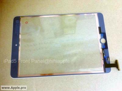 Alleged front panel of the iPad 5 pops up, flaunts iPad mini-esque design