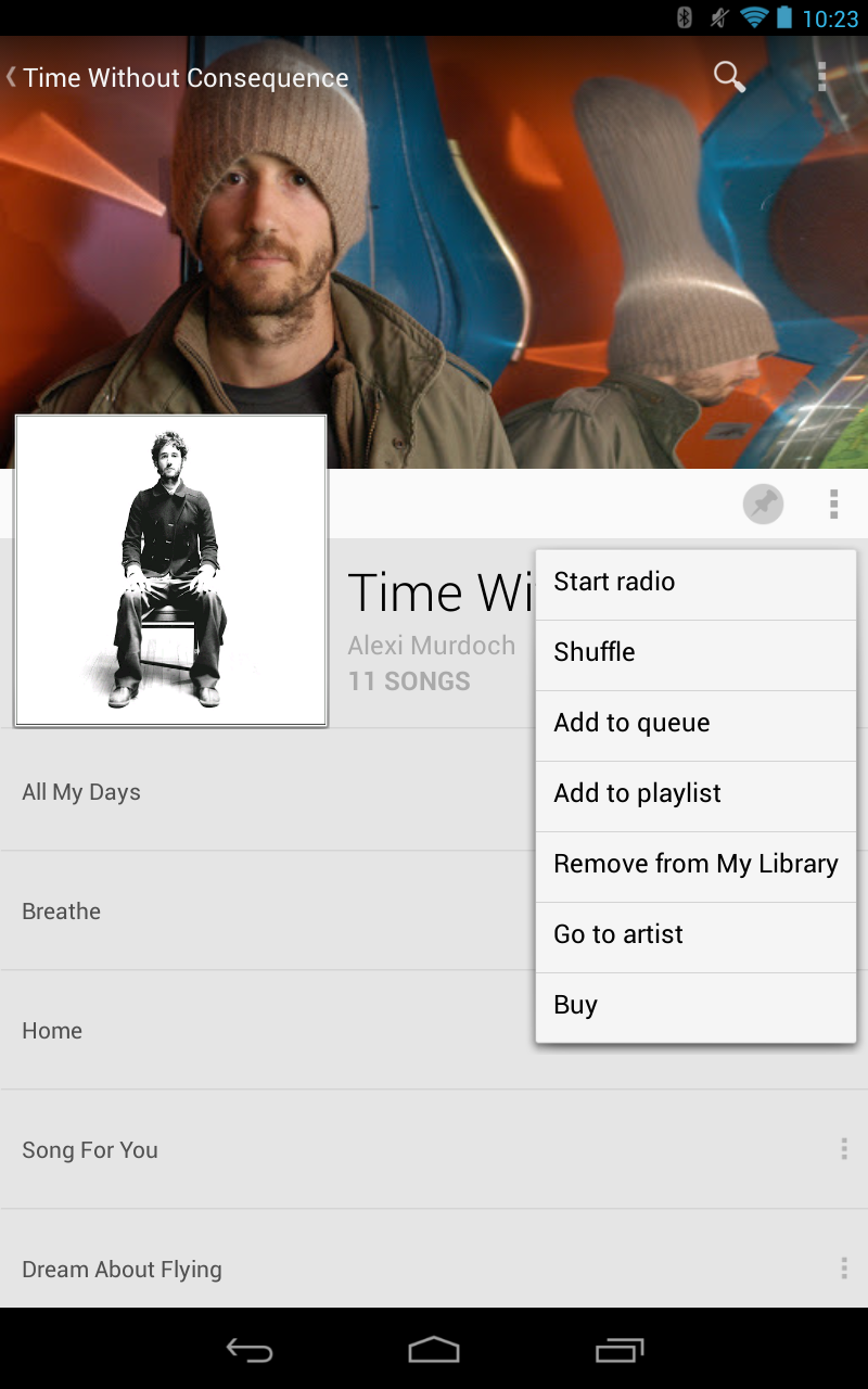 Google Play Music gets update to add Remove from Library