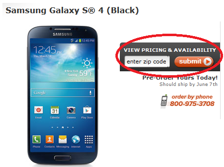 Pre-order the Samsung Galaxy S4 via Cricket - Pre-order the Samsung Galaxy S4 from Cricket