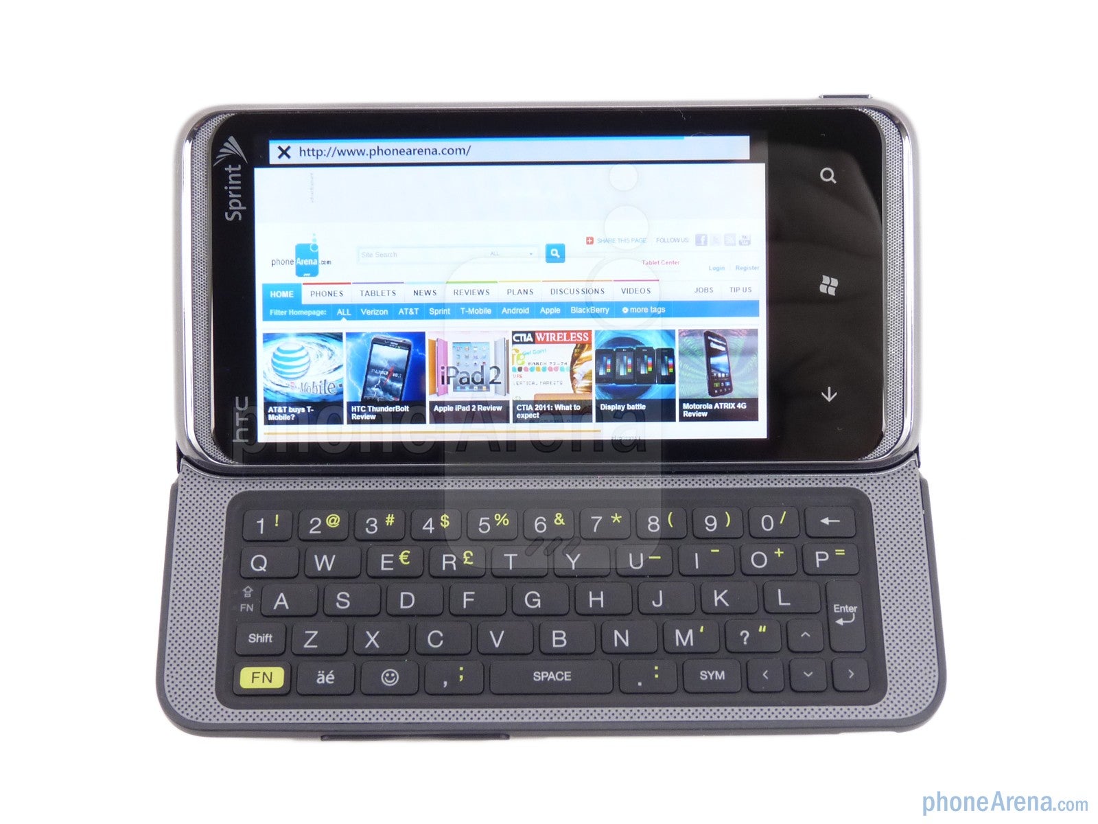The only Sprint Windows Phone to date, the HTC Arive. - Current state of Windows Phone: What's the hold up?