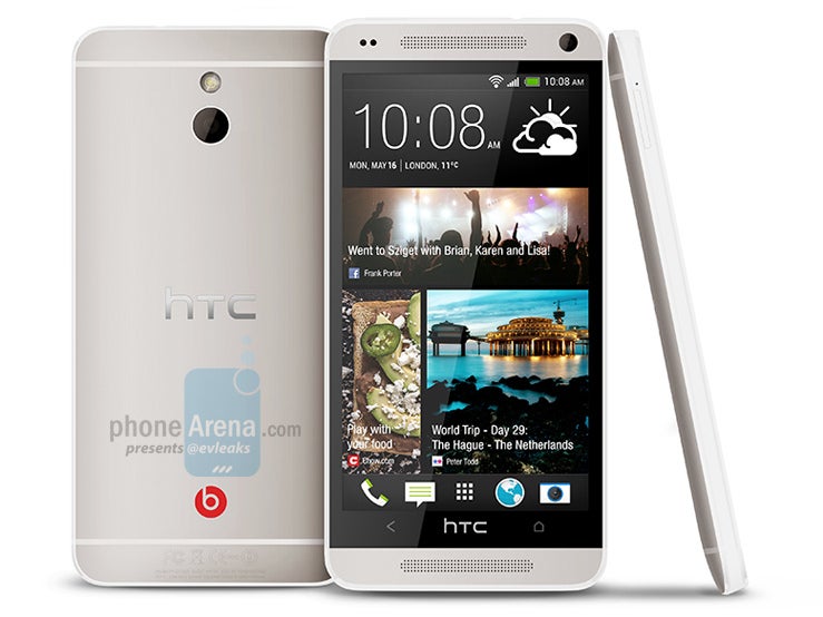 Leaked press photo of the HTC M4 - HTC One mini photos appear, 720p screen and Ultrapixel camera in tow