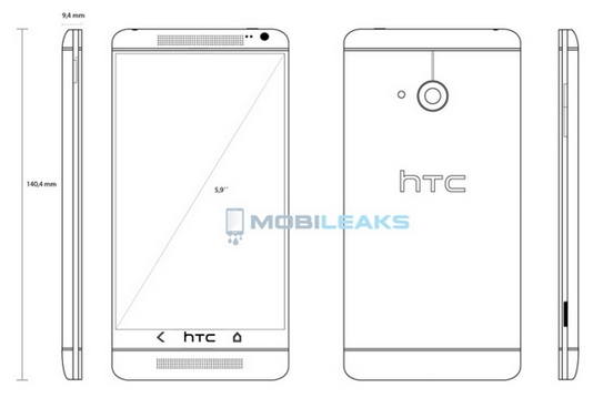 Is this the HTC One T6? - Is this blueprint showing us the HTC T6?