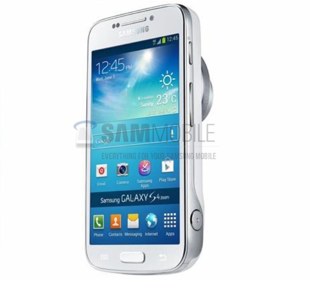 Rendering purportedly of the Samsung Galaxy S4 Zoom - Here&#039;s your first look at the Samsung Galaxy S4 Zoom