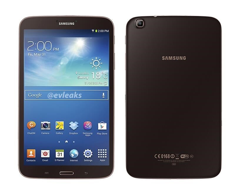 Samsung Galaxy Tab 3 8-inch makes an appearance in golden-brown