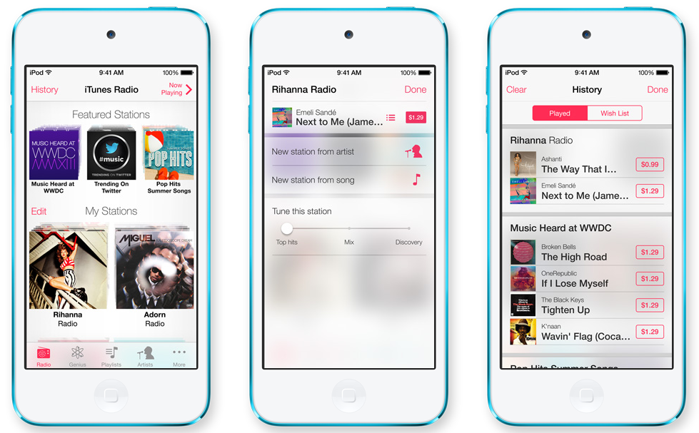Apple outs iTunes Radio - its own free streaming music service