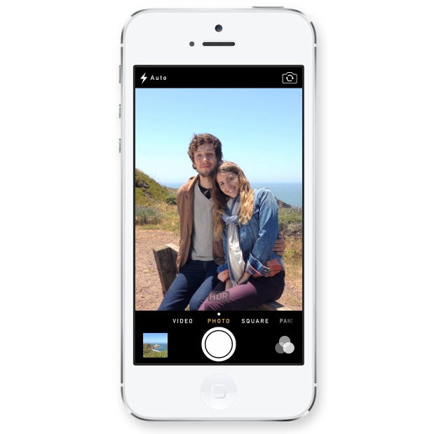 The iOS 7 camera interface - Apple officially announces iOS 7