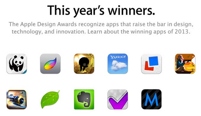 Apple announces winners of 2013 Design Awards