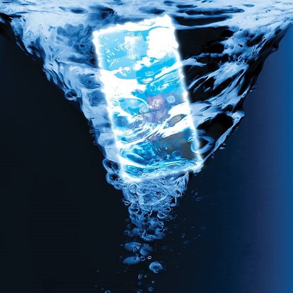 This picture, posted by Huawei, hints that the Huawei Ascend W2 will be water resistant - Photo hints that the Huawei Ascend W2 will be water resistant