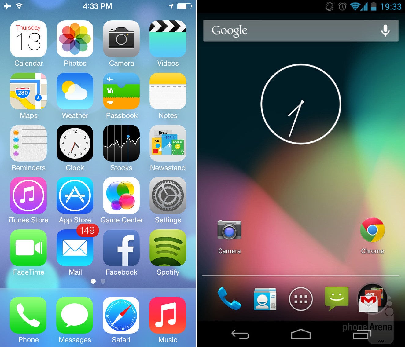 android ios 7