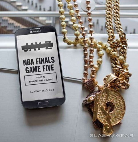 Samsung sends out an invitation to an event with Jay-Z to take place during the NBA Finals this Sunday - Samsung Galaxy S4 and Jay-Z to come together during Game 5 of the NBA Finals on Sunday
