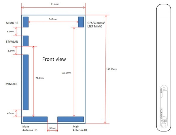 Is this the international version of the Nokia EOS? - FCC gets visit from RM-875, possibly the international version of the Nokia EOS