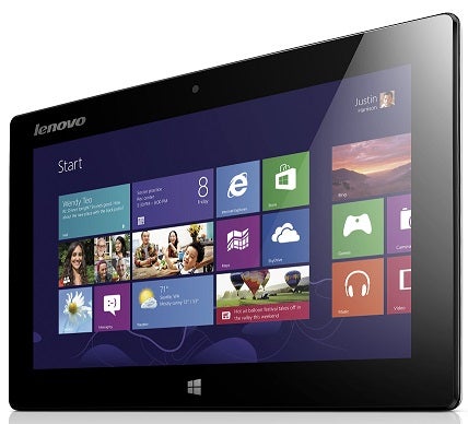 Lenovo Miix 10" Windows 8 tablet sports 64 GB of storage and a keyboard folio