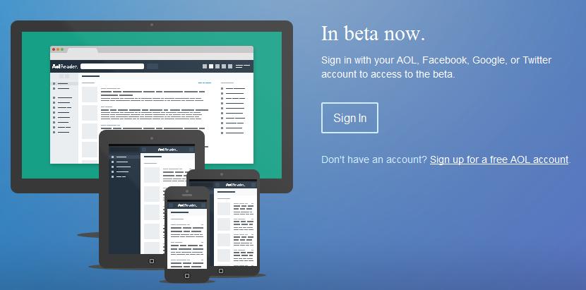 AOL Reader will accept requests for invitations starting on Monday - AOL Reader to launch beta on Monday