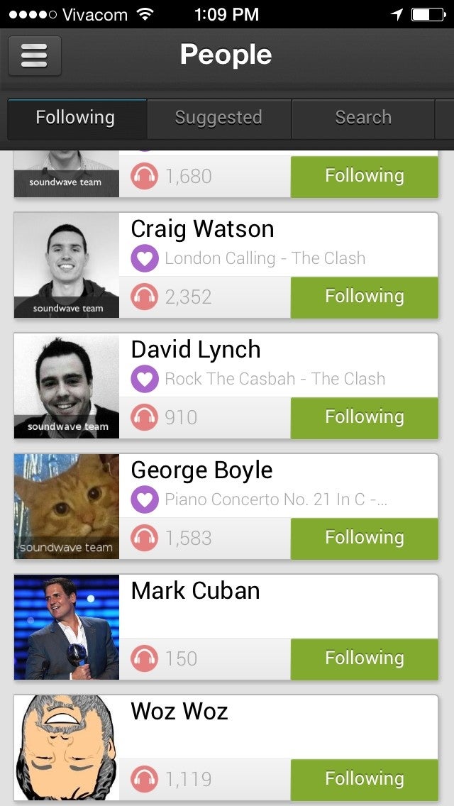 Soundwave Music Discovery for iOS and Android review: social listener with a Dislike button and celeb playlists