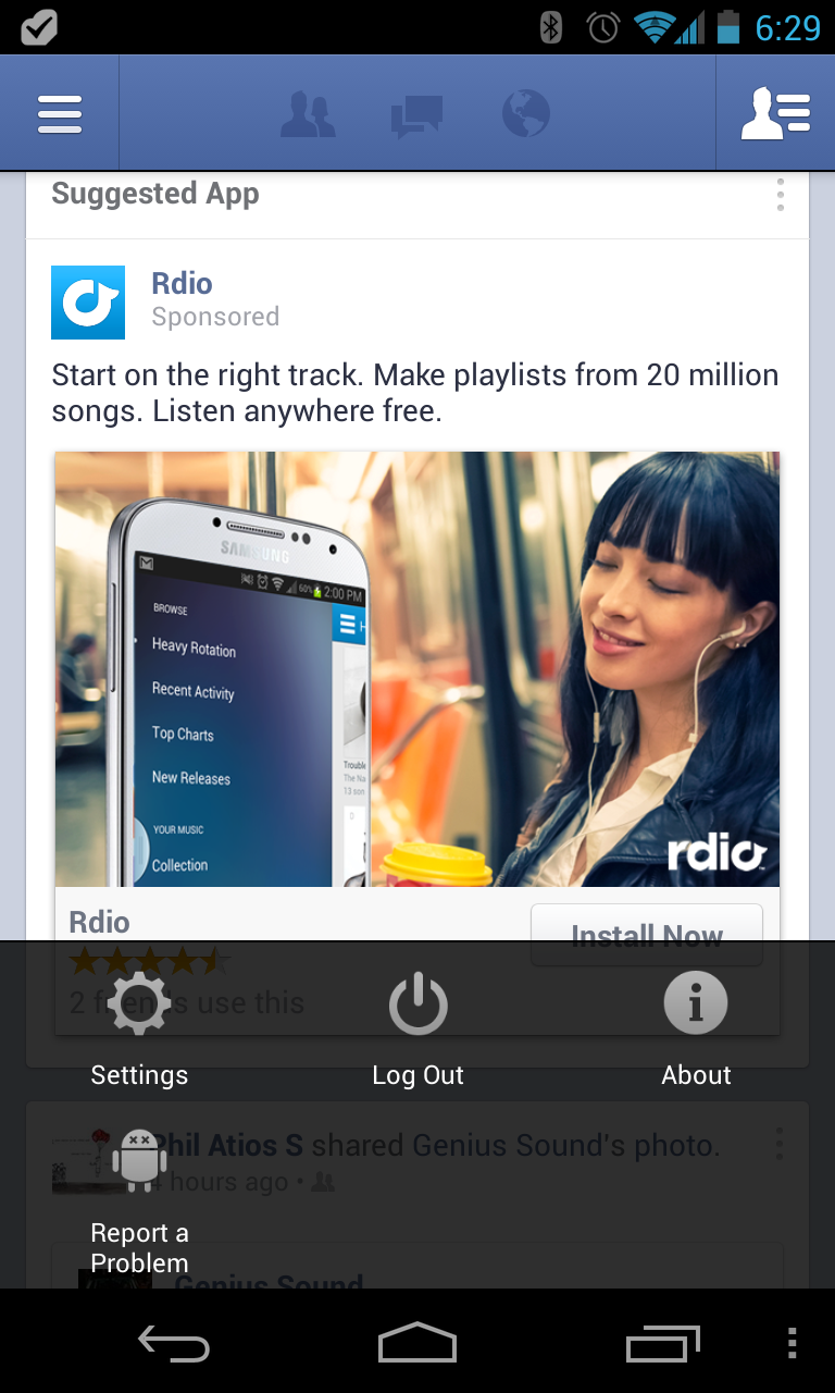Obviously, we&#039;ve already joined. - Facebook starts Android beta program
