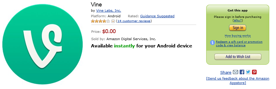 Vine is now available for the Amazon Kindle Fire - Vine comes to the Amazon Kindle Fire