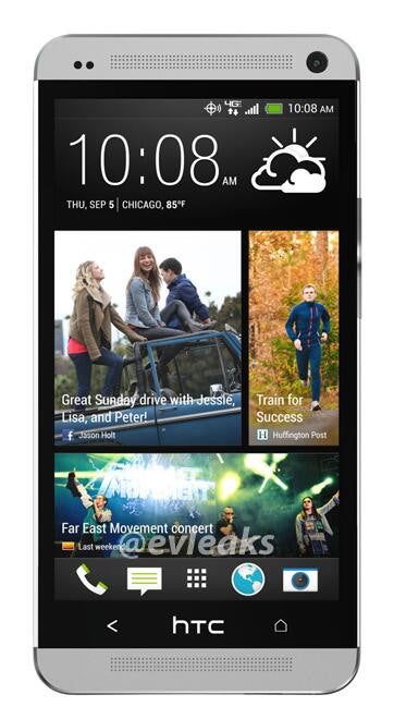 HTC One for Verizon pictured with no carrier logo in front