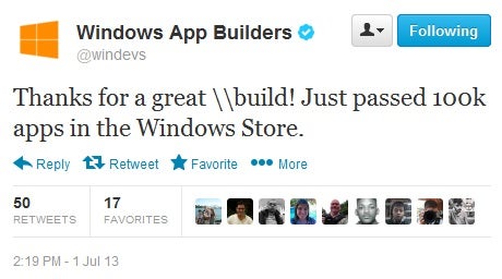 Up, up and away, Windows Store passes 100,000 apps