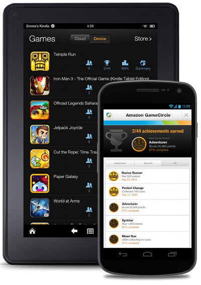 Amazon GameCircle breaks free of Fire comes to all Android devices