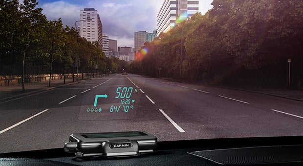 Garmin outs a $130 HUD display for your windshield that pairs with phone navigation apps