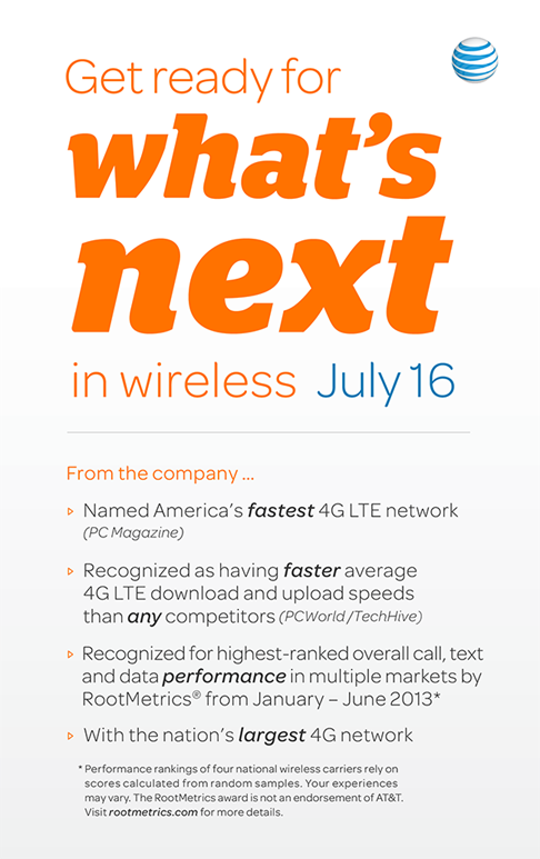 AT&T sending out press invites to see "what's next in wireless" on July 16th