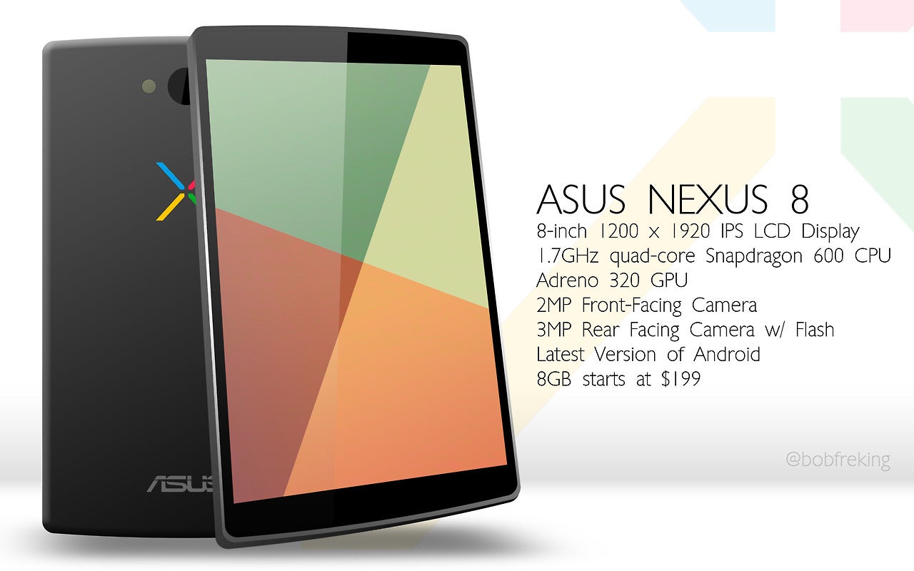 Rumors of a Nexus 8 joining the lineup in the fall seem too baseless for us