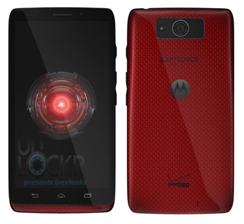 Motorola DROID Ultra for Verizon spotted wearing red