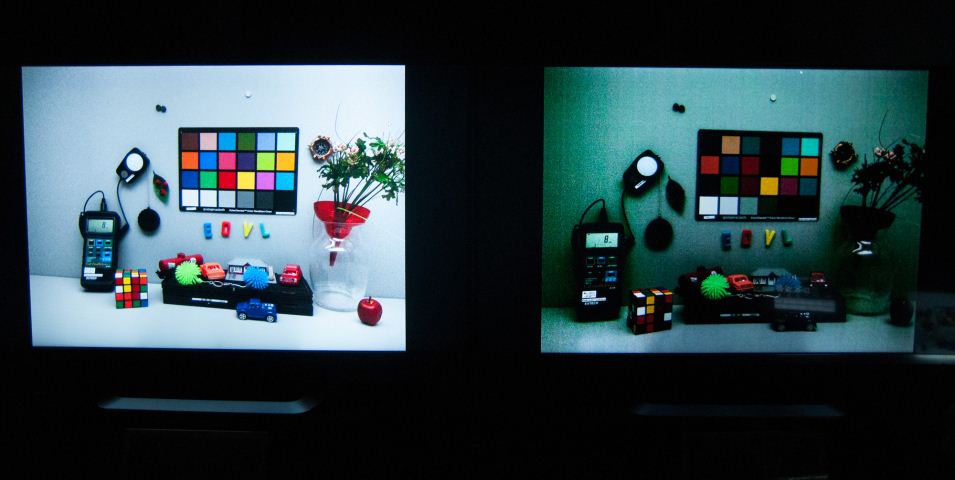 Clarity+ (left) vs Bayer (right) in low-light - Motorola Moto X new Clear Pixel camera and Aptina Clarity Plus explained