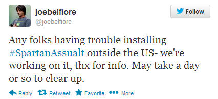 Microsoft is working on a fix to correct a problem with the new Halo game - Halo: Spartan Assault having problems getting downloaded on Windows Phone models out of the U.S.