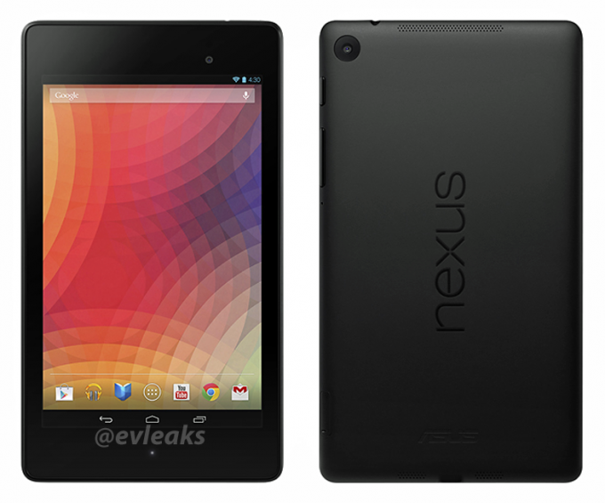 New Nexus 7 press shots leak, confirm Android 4.3