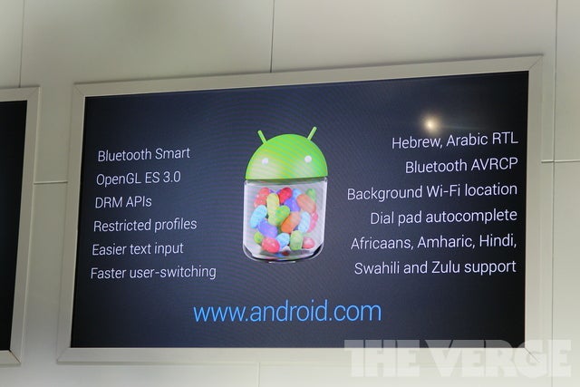 Image courtesy of The Verge. - Nexus 4, 7, 10 and Galaxy Nexus all getting Android 4.3 starting today