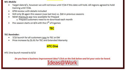 Verizon HTC One delayed until August 15th?