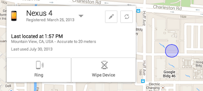 Android Device Manager will help you locate your lost or stolen Android phone - Android Device Manager helps you find your lost Android phone and remotely wipe data