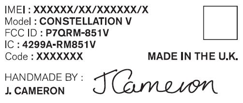 Vertu Constellation lands at the FCC