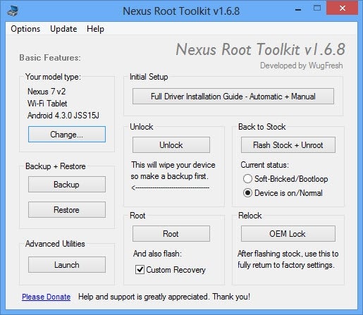 Nexus Root Toolkit now supports Android 4.3, 2013 Nexus 7 tablet - Nexus Root Toolkit adds Android 4.3 support, roots your Nexus with ease