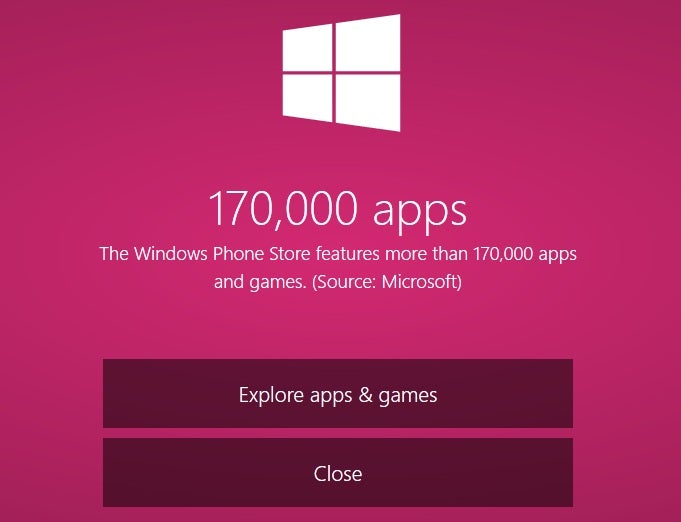 Microsoft tells the world that the Windows Phone Store has 170,000 apps - Windows Phone Store hosts 170,000 apps