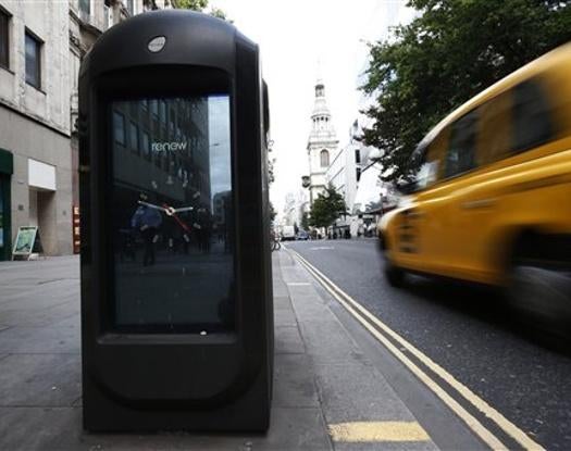 This hi-tech trashcan tracks smartphone signals in London - British officials tell ad firm to stop using hi-tech trash cans to monitor smartphone users