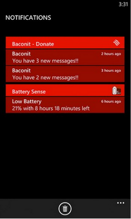 What a WP8 notification screen might look like - Windows Phone 8 to get a notification center with GDR3 update?