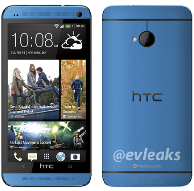 Leaked photo of the blue HTC One - HTC One in blue coming to Sprint on September 10th