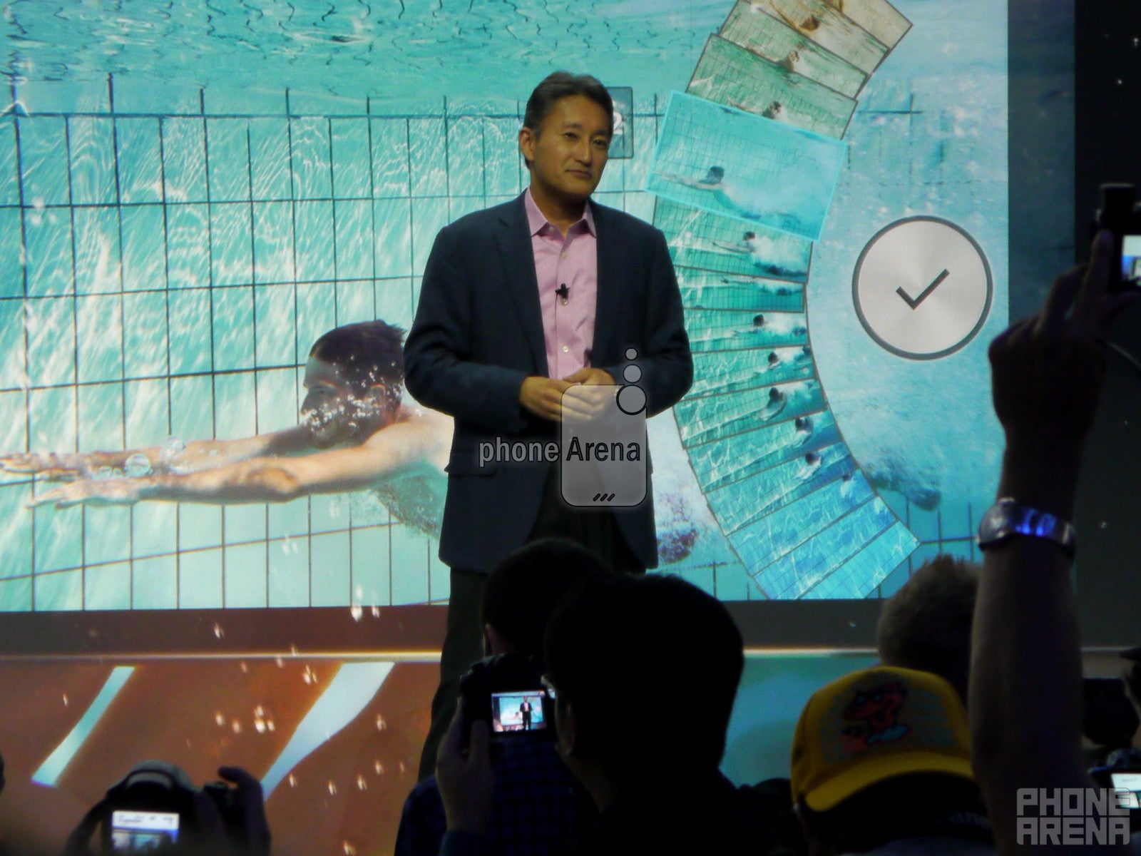 Sony CEO Kaz Hirai introduces the Xperia Z1. - Sony Xperia Z1 (Honami) hands-on