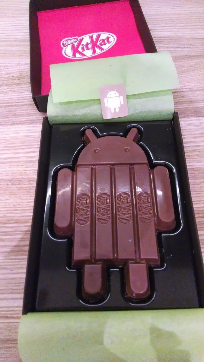 Larry Page just got the new Android release: KitKat