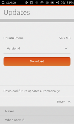 Ubuntu Touch adds over-the-air system updates