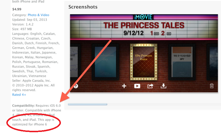 Apple&#039;s iMovie app is optimized for iPhone 6 - Are we going to see the Apple iPhone 6 on Tuesday?