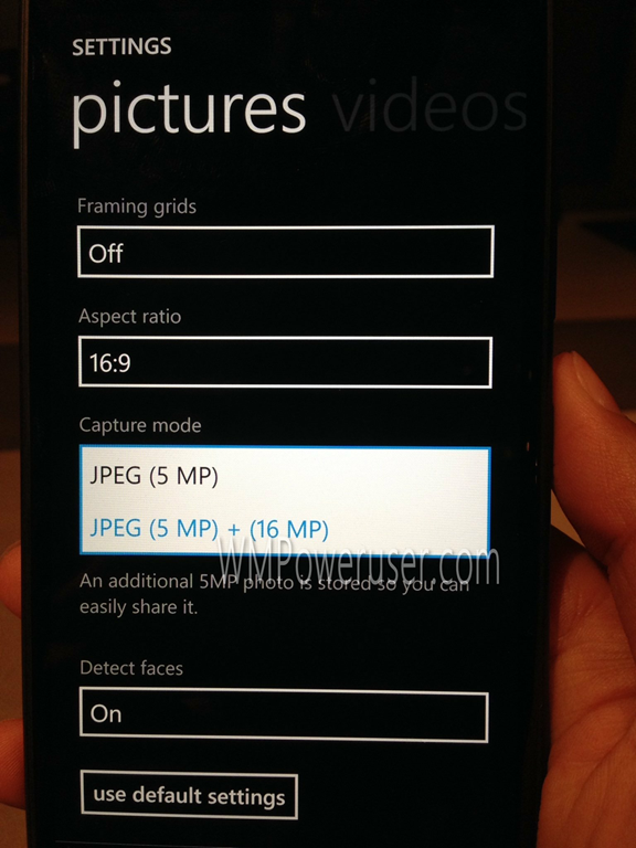 Nokia Lumia 1520 camera app screenshot reveals there might be new PureView tech inside