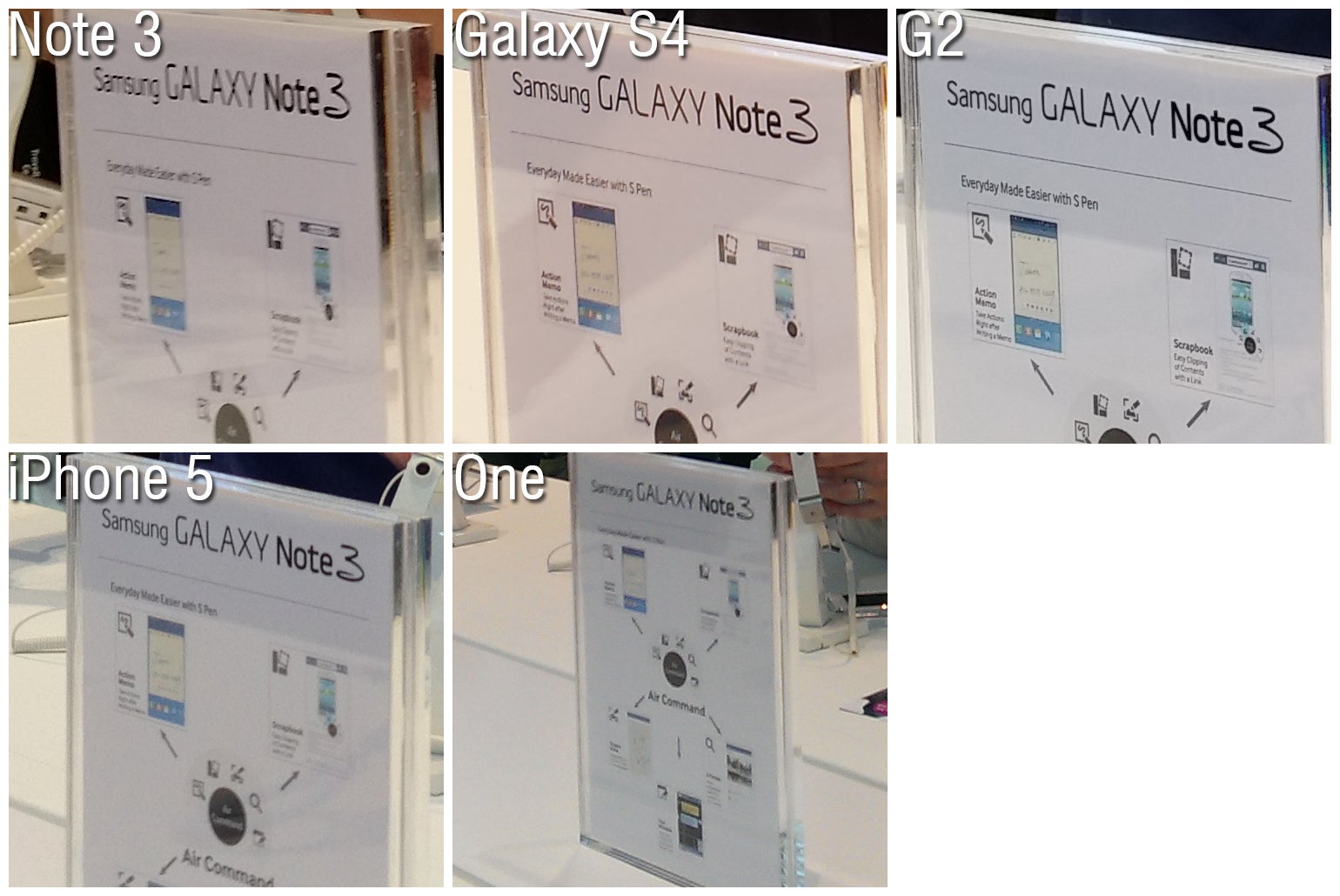 Camera shootout: Note 3 vs Galaxy S4 vs G2 vs iPhone 5 vs One