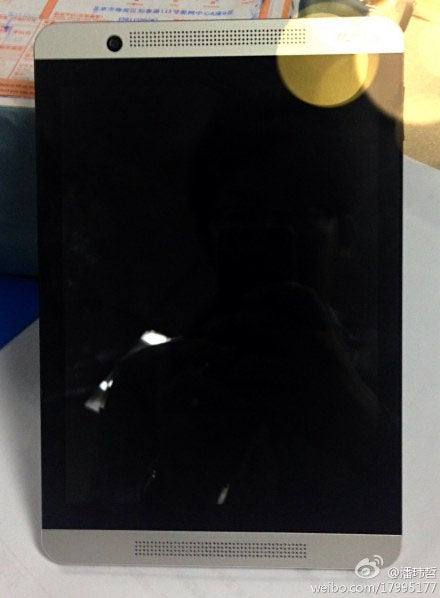 Leaked HTC One tablet (L) has more squared off corners than the rumored HTC One Max - Hot Tablet Coming? Picture of alleged HTC One slate is spotted