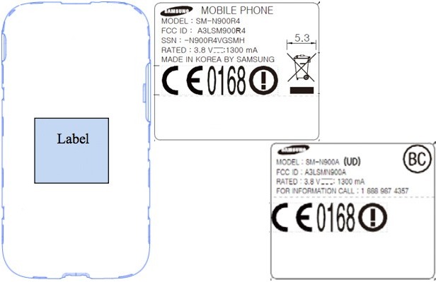 The Samsung Galaxy Note 3 for AT&amp;amp;T and for Sprint each visited the FCC - Samsung Galaxy Note 3 visits FCC wearing AT&amp;T and Sprint bands