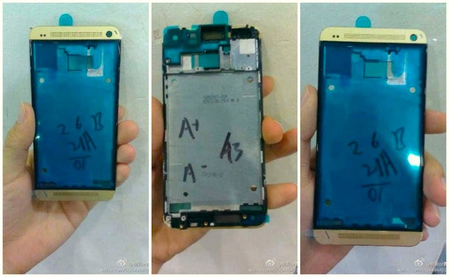 Gold HTC One caught on camera