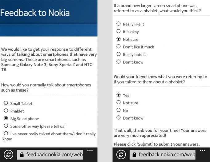 Before launching the Lumia 1520, Nokia wants to know if you like the word &quot;phablet&quot;