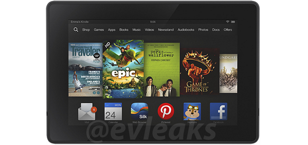 Upcoming budget Amazon Kindle Fire pops in a render, comes with some seriously thick bezels
